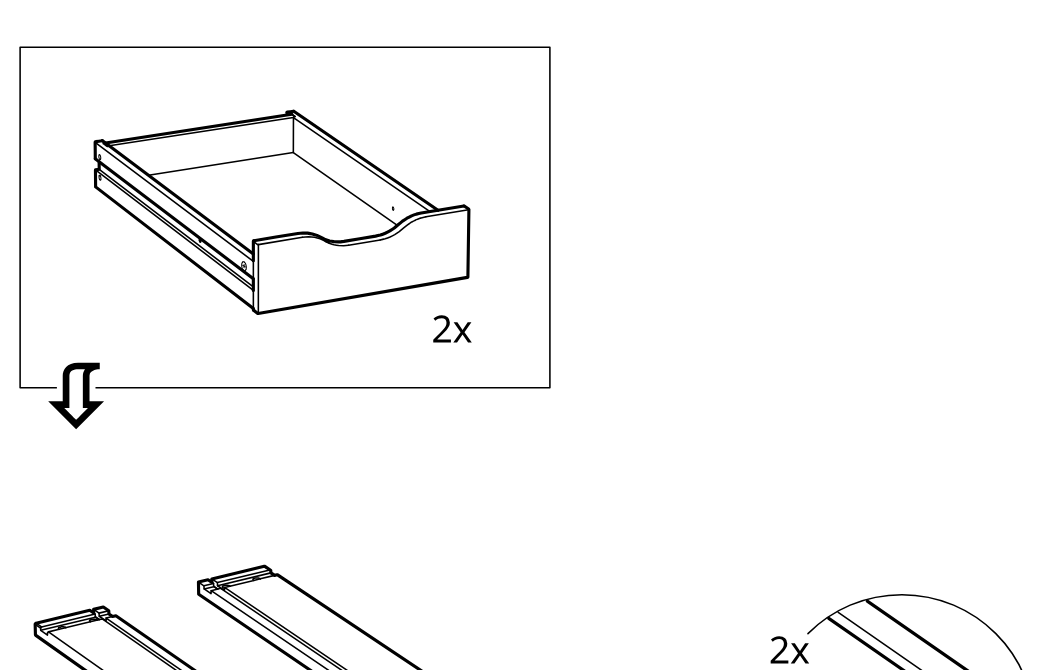 Diagram for step 16: Two side panels receive dowel pins at one end, with a zoom callout showing the pin placement and part 101345 used twice.