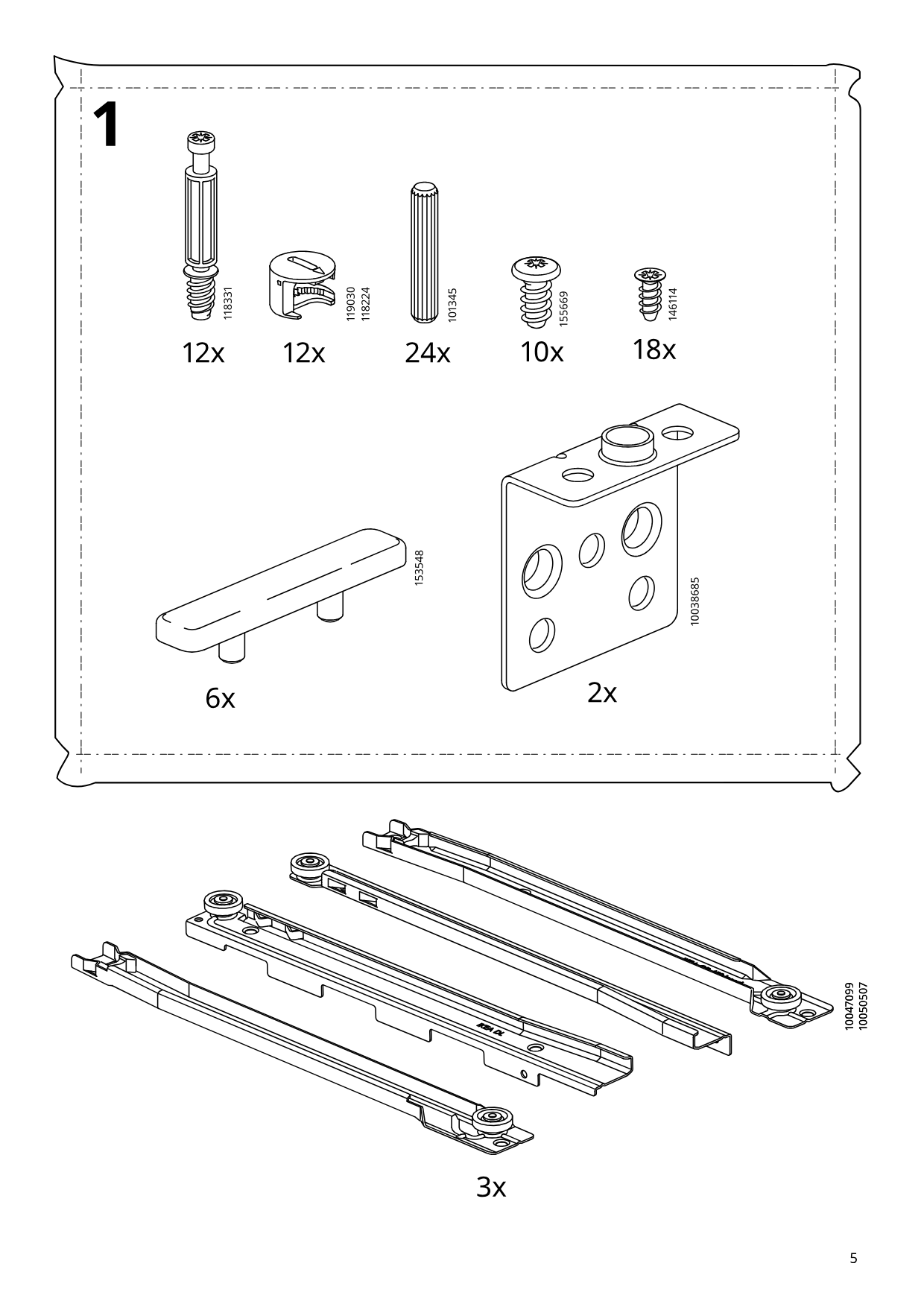 Illustration for assembly note: 